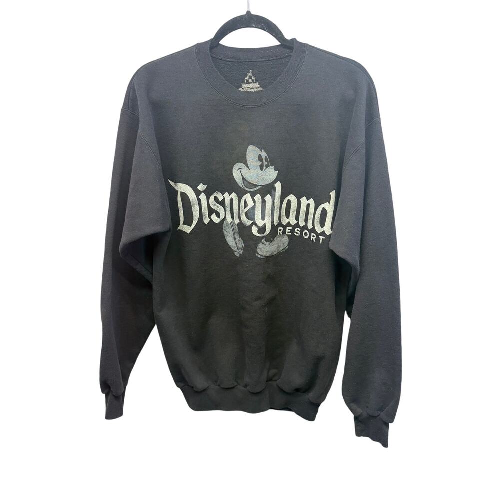 Vintage Disney Parks Mickey black crew neck Sweatshirt size Medium